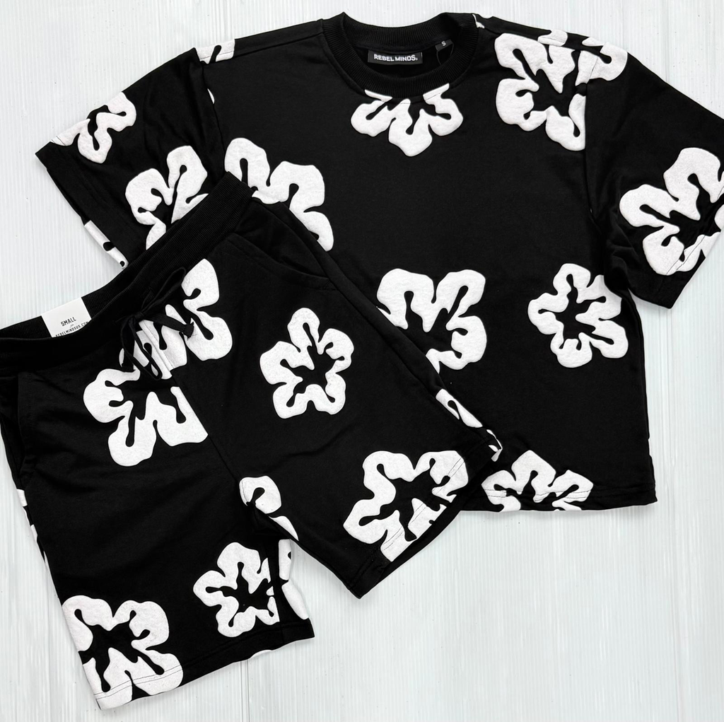 Rebel minds flower/ red/ Black/beige